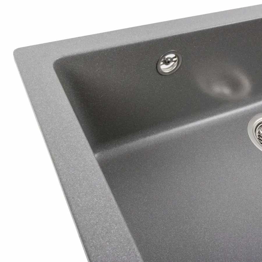 Гранітна мийка для кухні Platinum 7945 Paruana матова Сірий мусон)