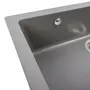 Гранітна мийка для кухні Platinum 7945 Paruana матова Сірий мусон)