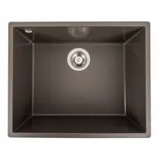 Гранитная мойка для кухни Platinum 5444 OASIS матовая Темная скала