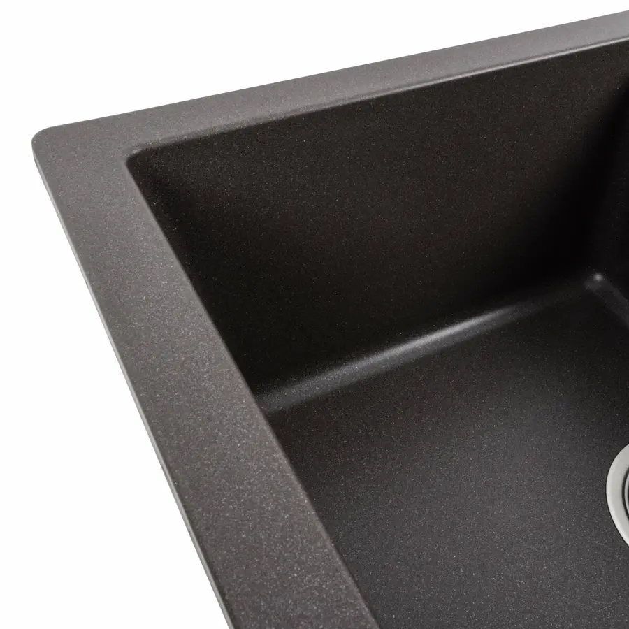 Гранітна мийка для кухні Platinum 6550 INTENSO матовий Гренадін