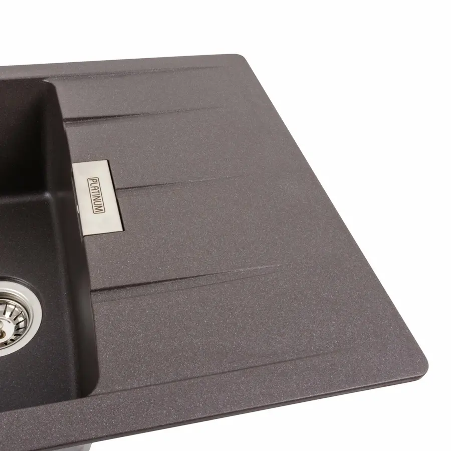 Гранітна мийка для кухні Platinum 7850 ROMA матовий Гренадін