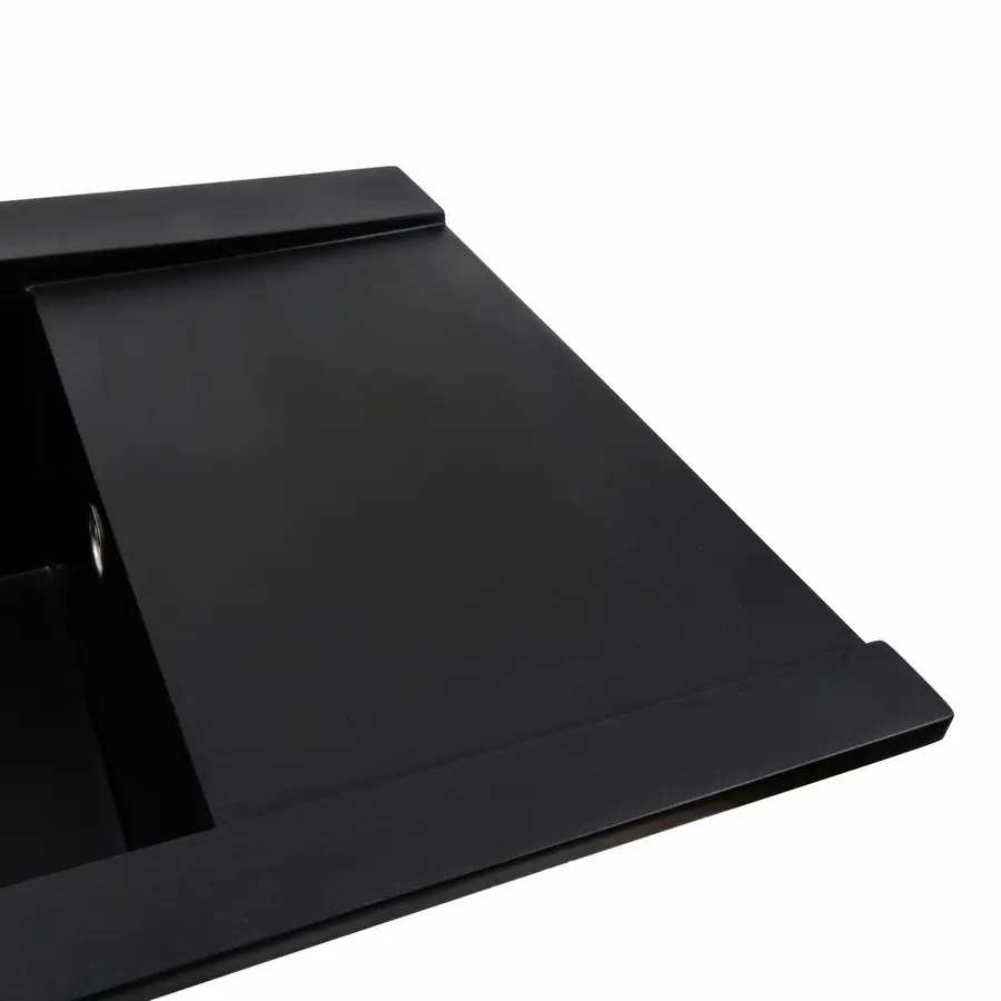 Гранітна мийка для кухні Platinum 9651 ATLAS матовий Чорний