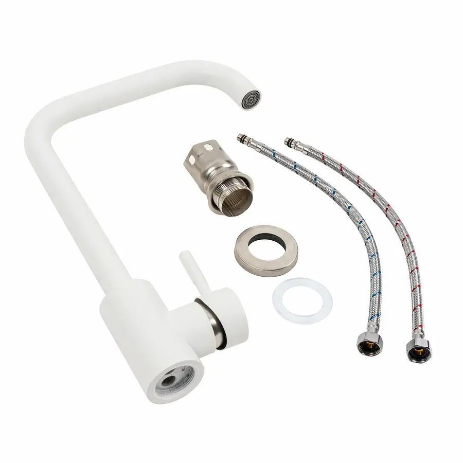 Змішувач кухонний Platinum NS02B Білосніжний