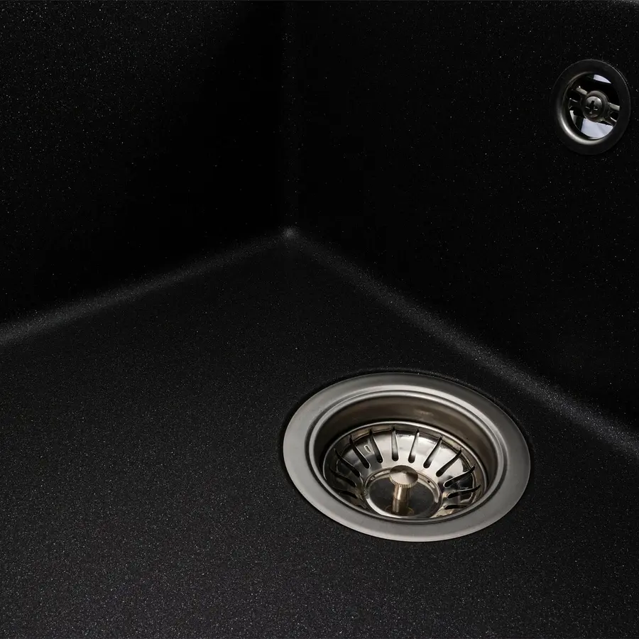 Гранітна мийка для кухні Platinum 6550 LOTOS матовий Моріон