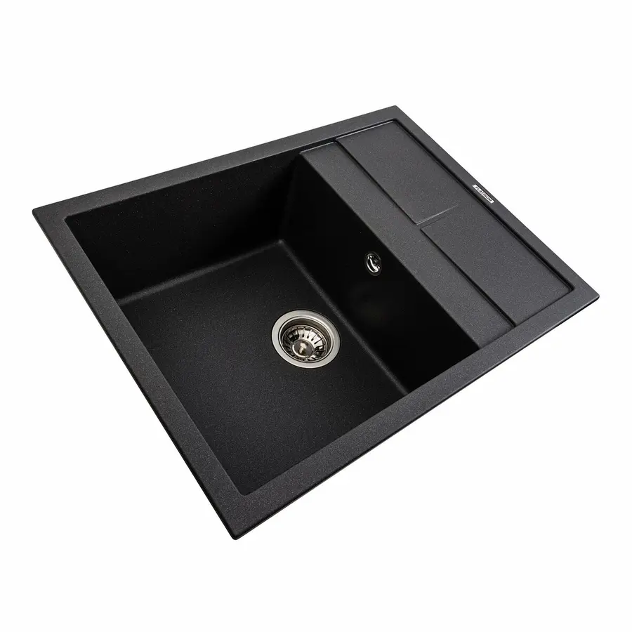 Гранітна мийка для кухні Platinum 6550 LOTOS матовий Моріон