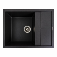 Гранітна мийка для кухні Platinum 6550 LOTOS матовий Моріон