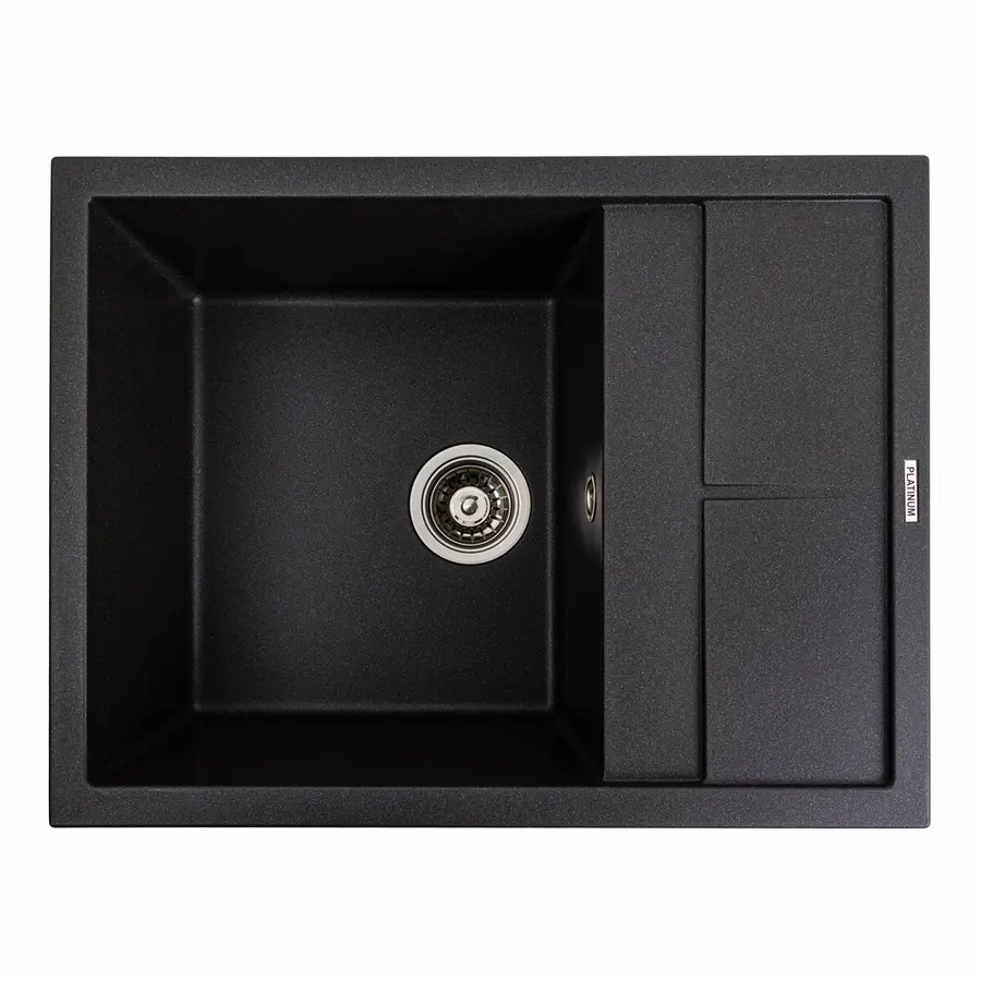 Гранітна мийка для кухні Platinum 6550 LOTOS матовий Моріон