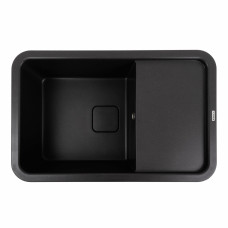 Гранітна мийка для кухні Platinum 7850 CUBE матовий Моріон