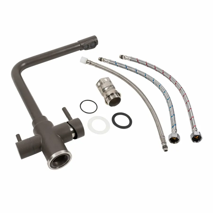 Смеситель под фильтр Platinum KT 8201 (8626) Темная скала