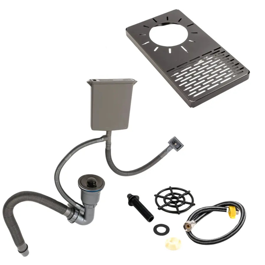 Кухонна мийка чорна PVD 78*46 Platinum Handmade