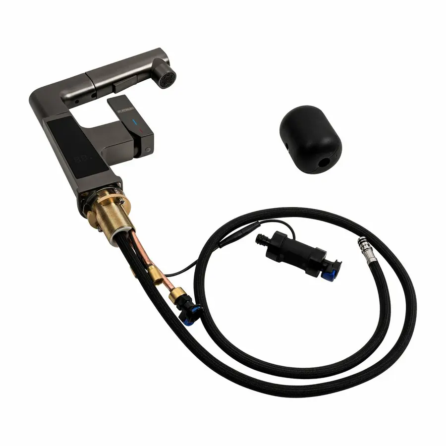 Змішувач для рукомийника з індикатором A236 Platinum