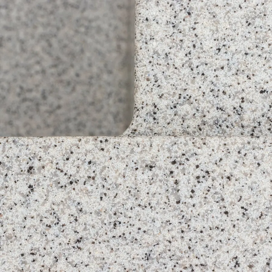 Кухонна мийка гранітна матова 7050 CASCADA Platinum Сірий