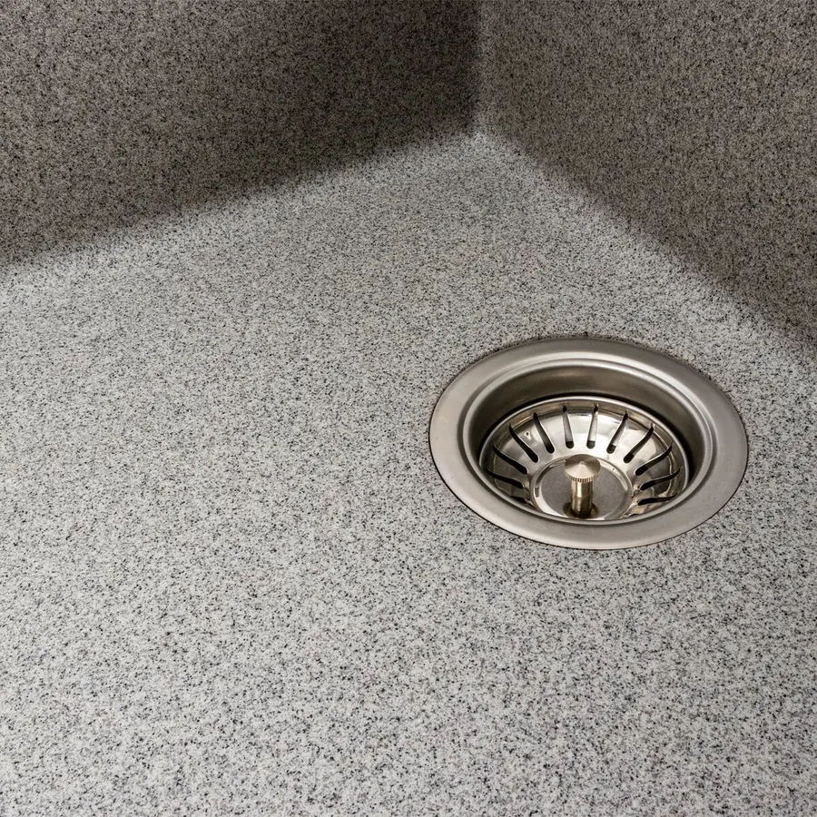 Кухонна мийка гранітна матова 7050 CASCADA Platinum Сірий