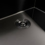 Кухонна мийка чорна 60*50 PVD VALESO Handmade ECN (2,0/0,5)