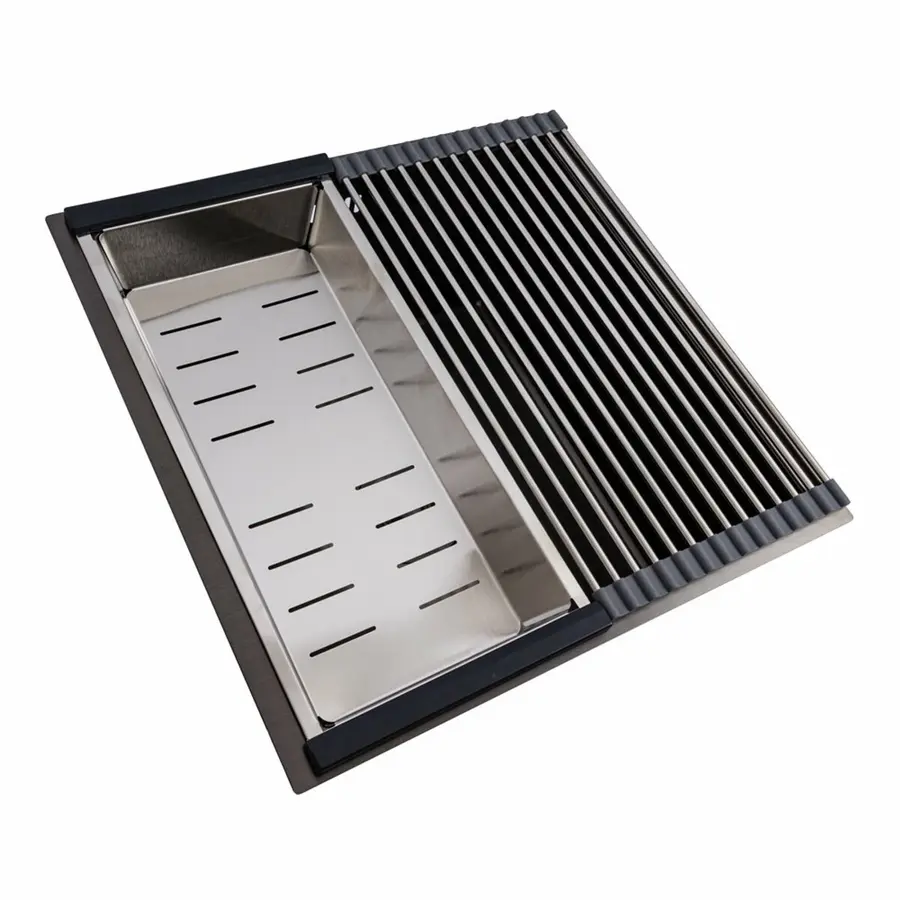 Кухонна мийка PVD чорна СМ 44*44 VALESO Handmade (монтаж під стільницю)