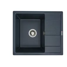 Гранітна мийка для кухні VALESO ARIA 5851 матова Антрацит