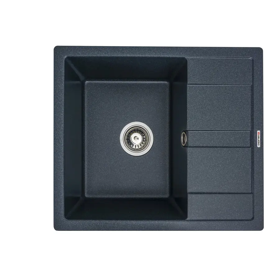 Гранітна мийка для кухні VALESO ARIA 5851 матова Антрацит