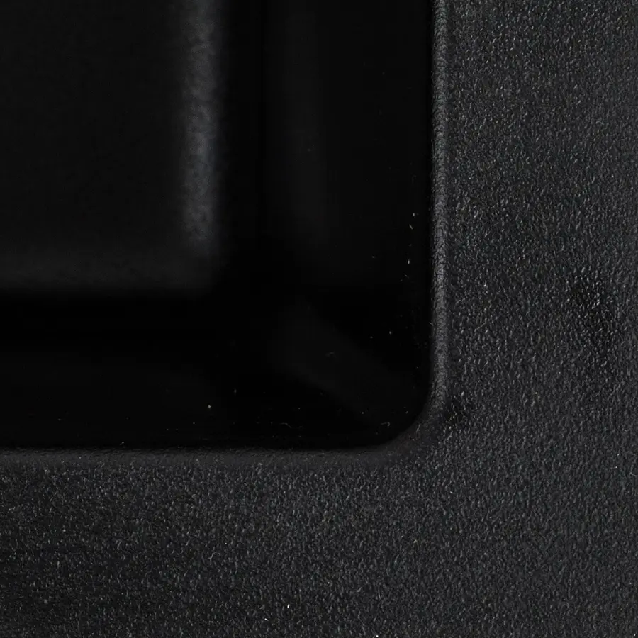 Гранітна мийка для кухні VALESO 4040 RUBA матовий чорний