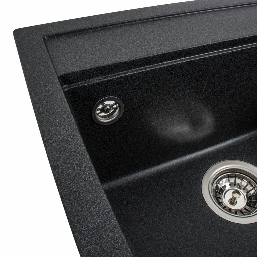 Гранітна мийка для кухні VALESO FIESTA 5149 матова Карбон