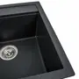 Гранітна мийка для кухні VALESO FIESTA 5149 матова Карбон