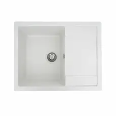 Гранитная мойка для кухни VALESO INTENSO 6550 матовая Белоснежная