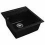 Гранітна мийка для кухні VALESO FIESTA 5149 матова Чорна