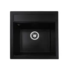 Гранітна мийка для кухні VALESO FIESTA 5149 матова Чорна