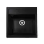 Гранітна мийка для кухні VALESO FIESTA 5149 матова Чорна