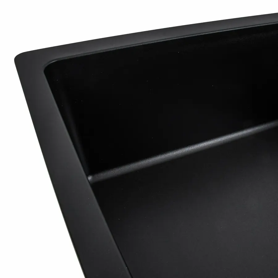 Гранитная мойка для кухни VALESO ROMA 7850 матовая Черная