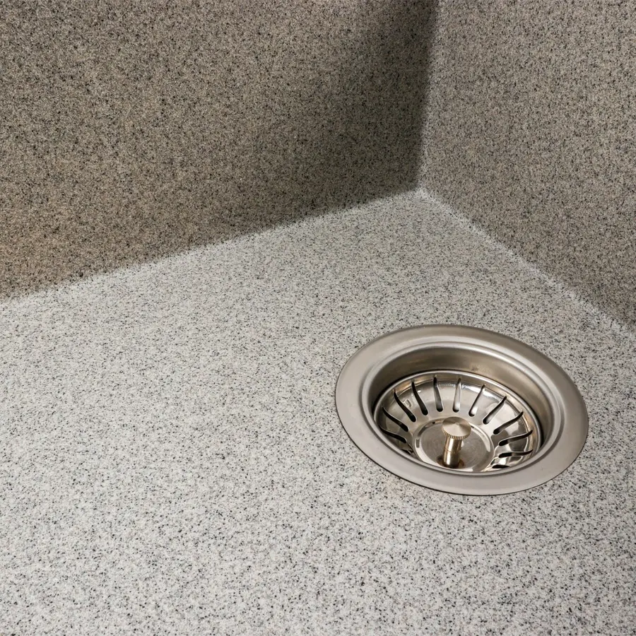 Гранітна мийка для кухні VALESO AZURIT 7950 матова Сірий