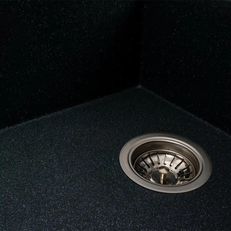 Гранітна мийка для кухні VALESO AZURIT 7950 матова Антрацит