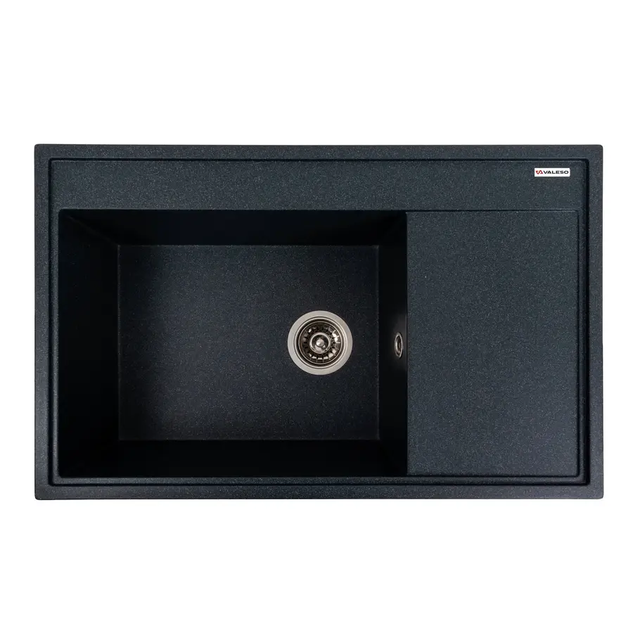Гранітна мийка для кухні VALESO AZURIT 7950 матова Антрацит
