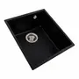 Гранитная мойка для кухни VALESO ROXY 3744 матовая Черная