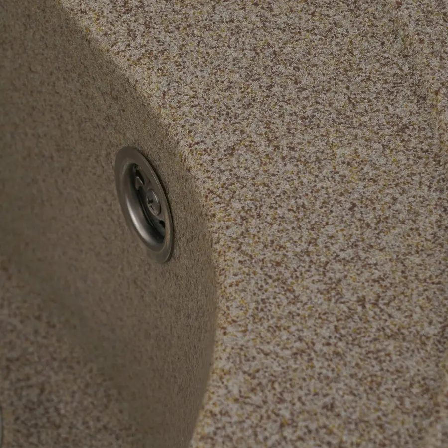 Гранитная мойка для кухни VALESO LUNA 510 матовая Карамель