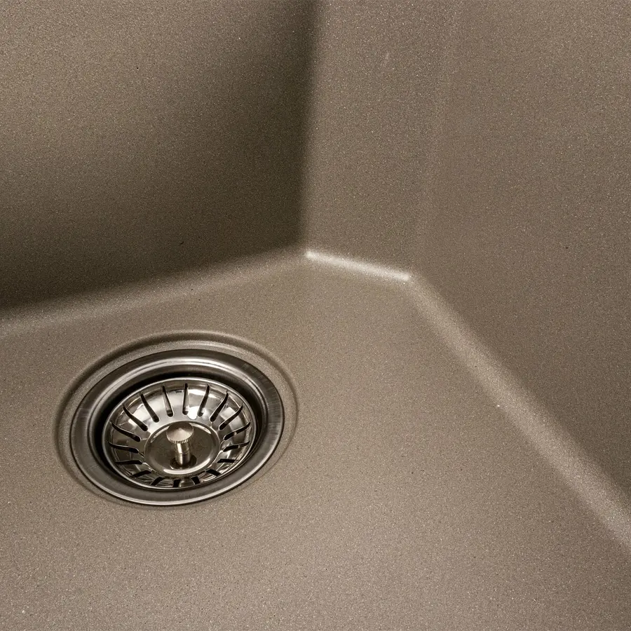 Гранітна мийка для кухні VALESO 7850 HARMONY матовий Титан