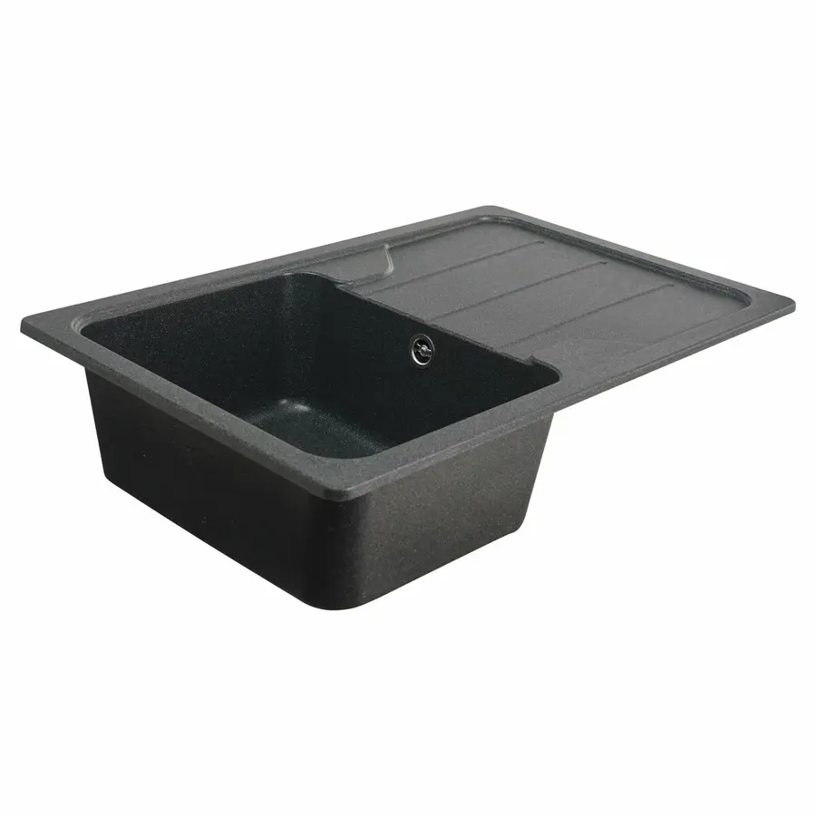 Гранитная мойка для кухни VALESO VERONA 7850 матовая Антрацит