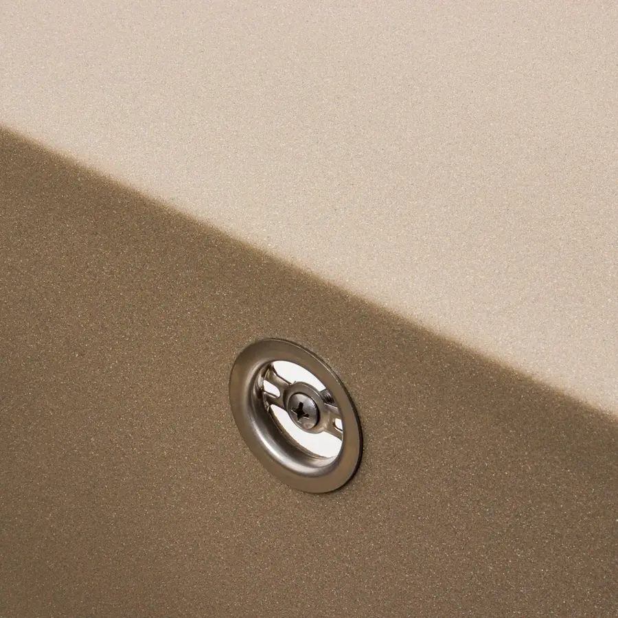 Гранітна мийка для кухні Platinum 7950 AZURIT матовий Титан