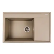 Гранітна мийка для кухні Platinum 7950 AZURIT матовий Титан