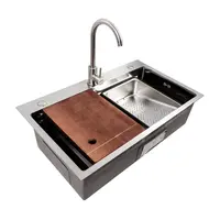 Кухонна мийка Valeso Handmade CM 75*46B Workstation з нержавіючої сталі