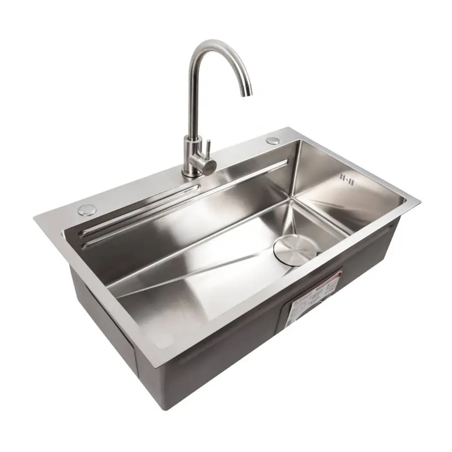 Кухонна мийка Valeso Handmade CM 75*46B Workstation з нержавіючої сталі