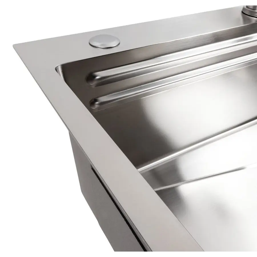 Кухонна мийка Valeso Handmade CM 75*46B Workstation з нержавіючої сталі