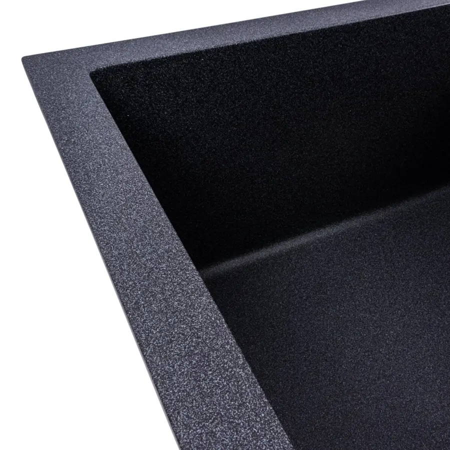 Гранитная мойка для кухни VALESO SOLID 7843 матовая Карбон