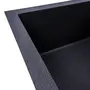 Гранитная мойка для кухни VALESO SOLID 7843 матовая Карбон