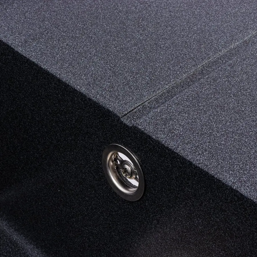 Гранитная мойка для кухни VALESO SOLID 7843 матовая Карбон