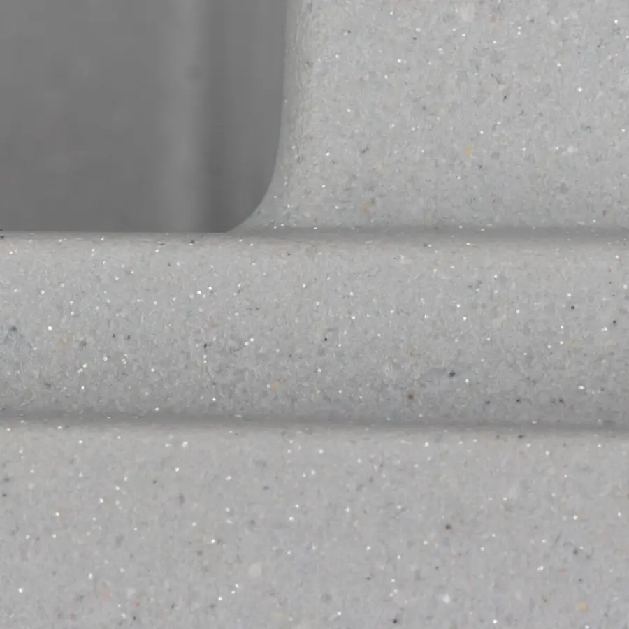 Гранітна мийка для кухні VALESO 7950 AZURIT матовий Сірий металік