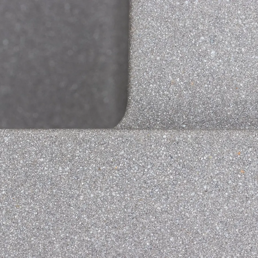 Кухонна мийка гранітна матова 7050 CASCADA VALESO Сірий мусон