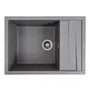 Кухонна мийка гранітна матова 7050 CASCADA VALESO Сірий мусон