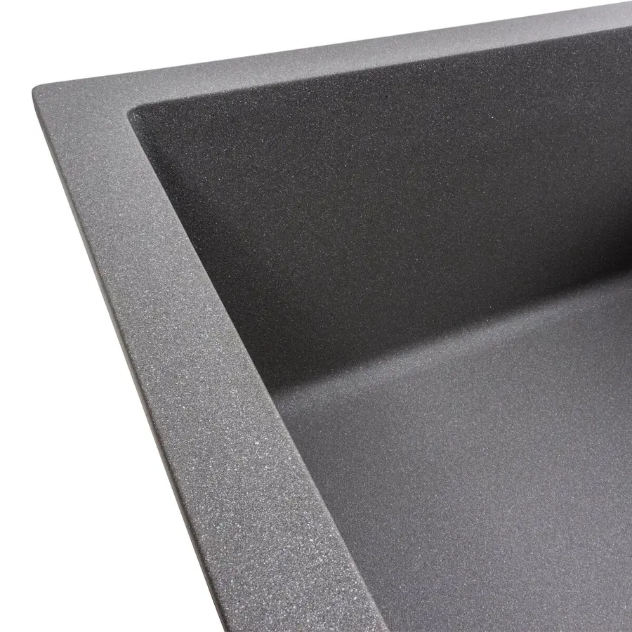 Кухонна мийка гранітна матова 7050 CASCADA VALESO Сірий мусон