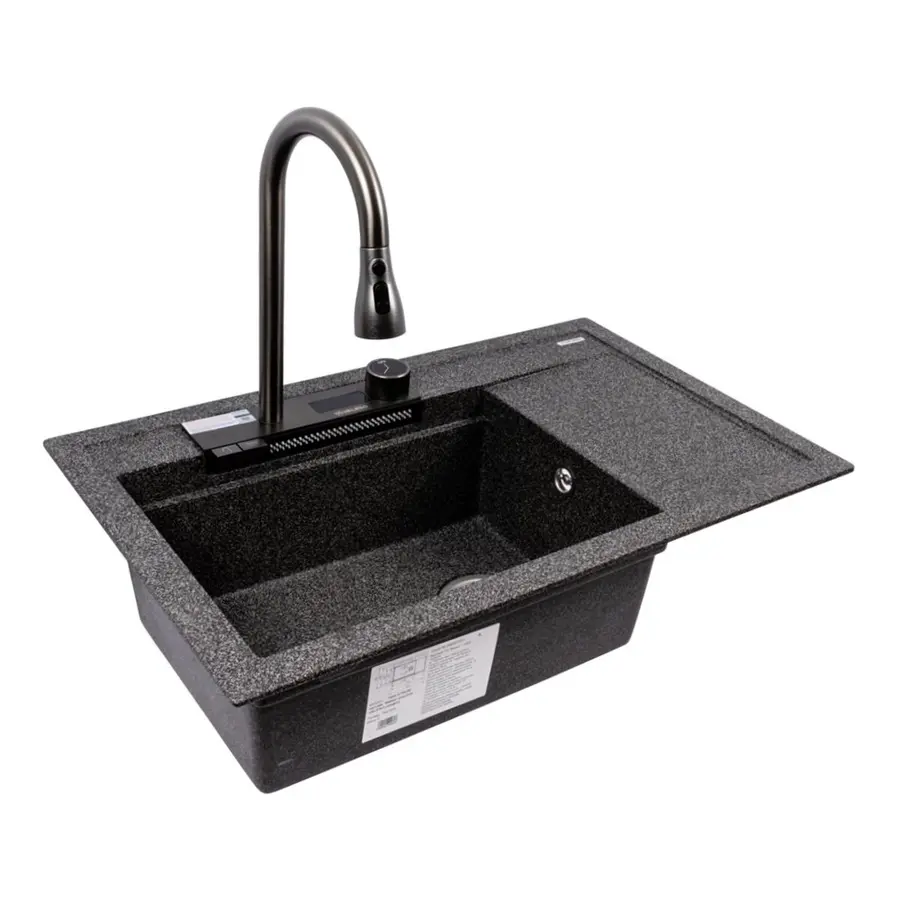 Гранітна мийка VALESO ATRUM 7950 матова Графіт