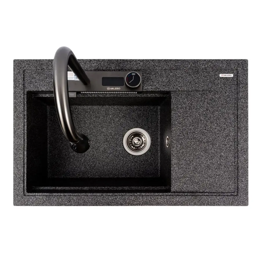 Гранітна мийка VALESO ATRUM 7950 матова Графіт